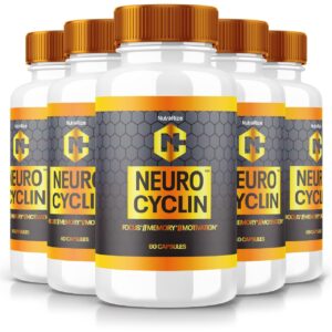 Version 1.0.0 Neuro Cyclin suplemento cognitivo paquete 5 frascos