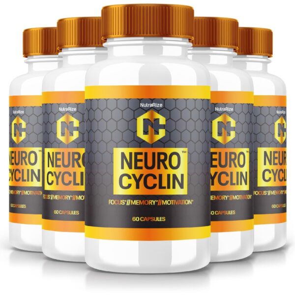 Neuro Cyclin suplemento cognitivo paquete 5 frascos