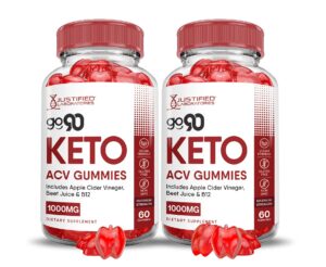 Gomitas Go 90 Keto ACV paquete frente y atrás