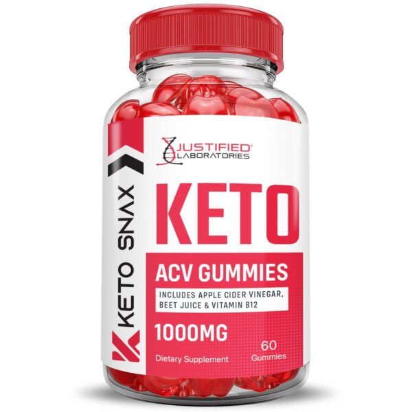 Keto Snax gomitas con vitamina B12 veganas