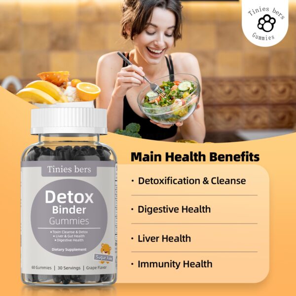 Frasco detox binder con tapa