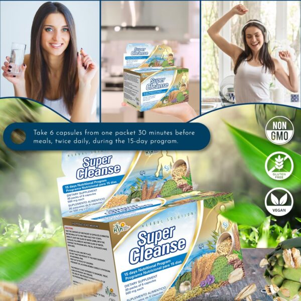 Herbal Solutions Super Cleanse programa detox 15 días