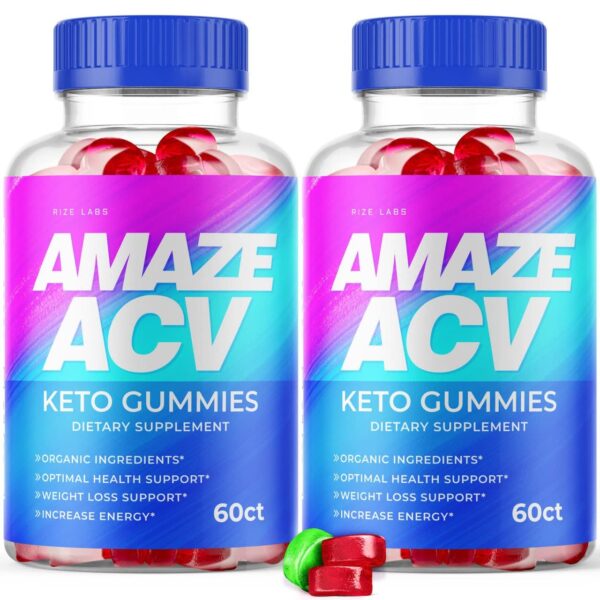 Amaze ACV Keto gomitas orgánicas para pérdida de peso
