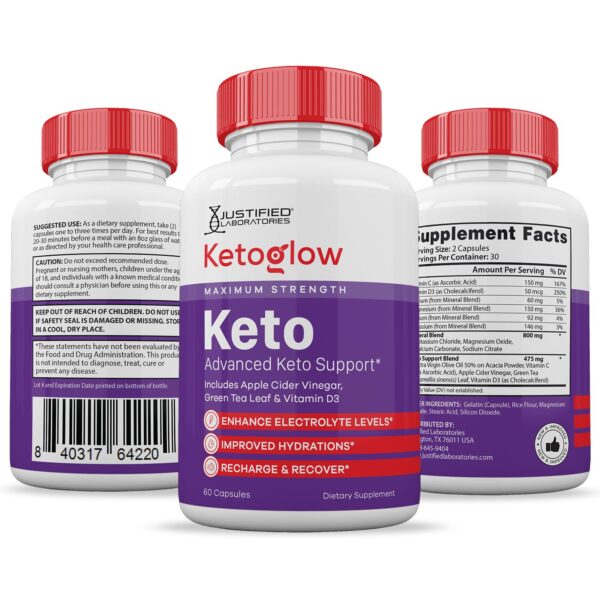 Keto Glow fórmula avanzada para un estilo de vida keto saludable