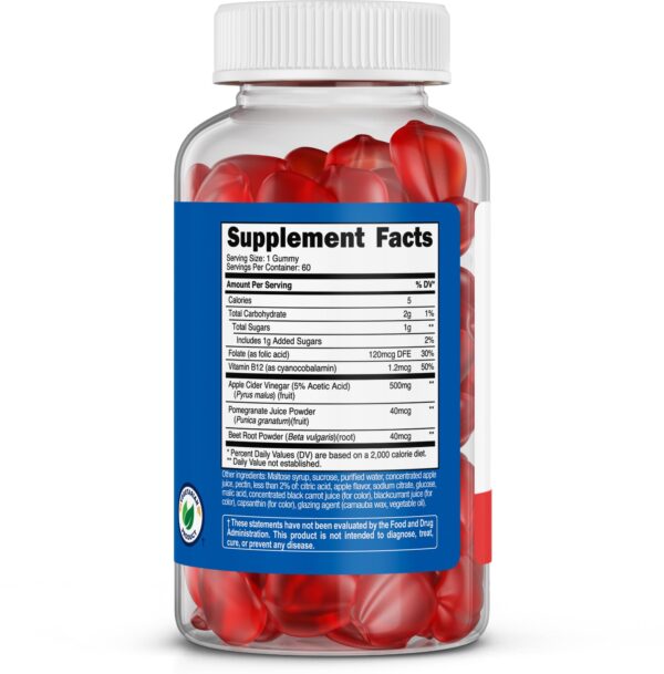 Gomitas Nutricost vinagre manzana sin jarabe de maíz