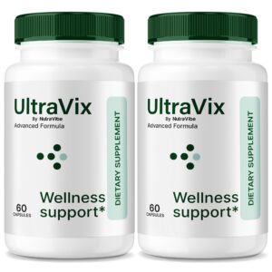 Frasco NutraVibe UltraVixCapsulas frente