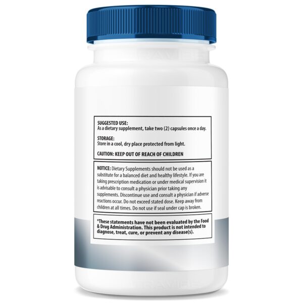 Frasco de SonusZen con suplemento para salud auditiva