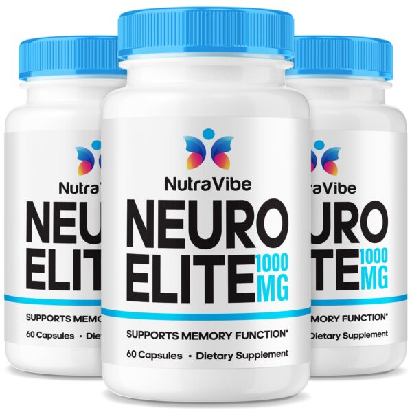 Neuro Elite suplemento para memoria y enfoque en frasco