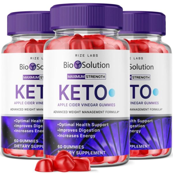 rize labs gomitas keto bio solution paquete 3 botellas
