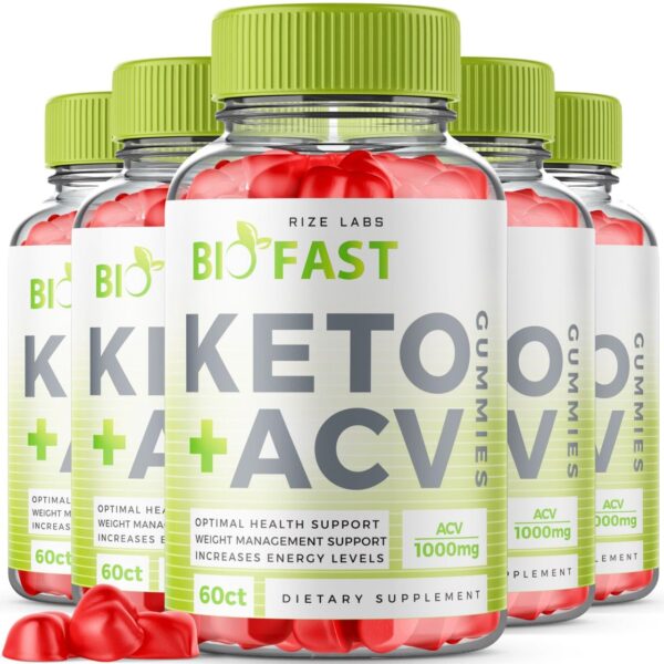 Frasco Gomitas Biofast Keto ACV para pérdida de peso avanzada