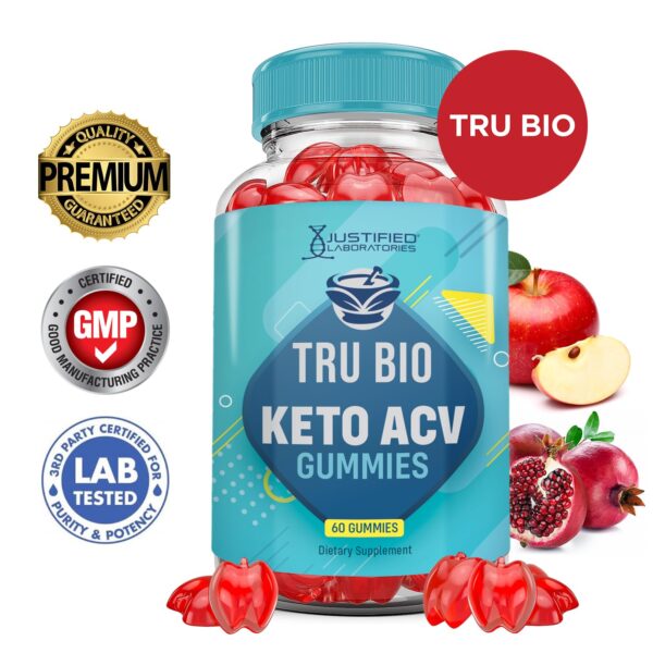 Gomitas Keto Tru Bio con vitamina B12 y folato