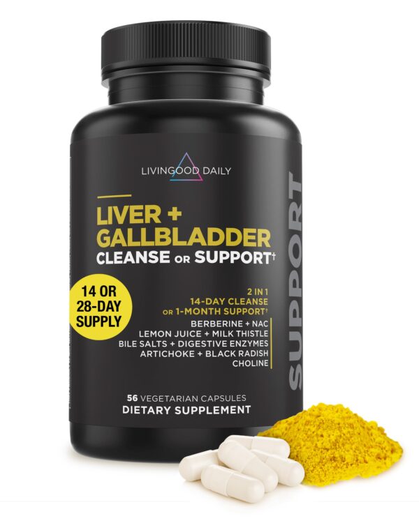 Version 1.0.0 Livingood Daily suplemento para apoyo hepático y vesícula 56 cápsulas