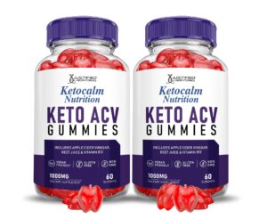 Ketocalm Nutrition Keto ACV gomitas en empaque original