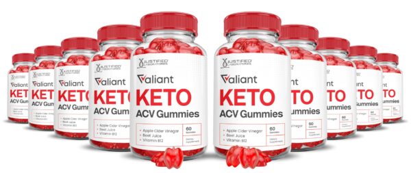 Paquete Valiant Keto ACV Gomitas Avanzadas 1000mg