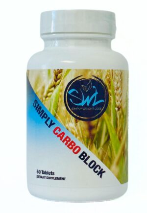 Frontal de Simply Carbo Block suplemento bloqueador de carbohidratos