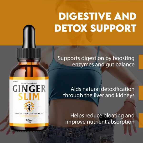 Gotas Ginger Slim para apoyo saludable avanzado