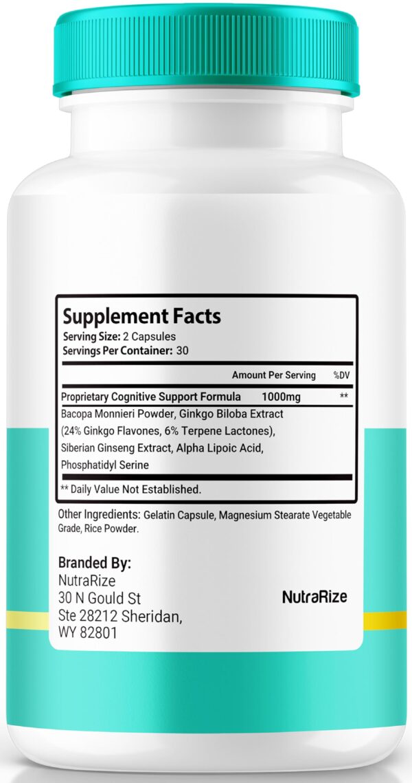 Version 1.0.0 pastillas Neuro Defender suplemento cognitivo cápsulas paquete