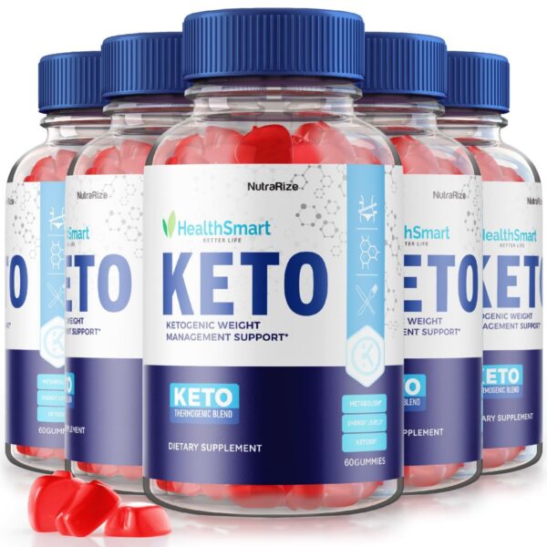 Paquete gomitas NutraRize HealthSmart Keto ACV 60 unidades