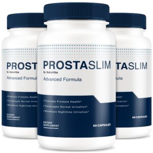 NutraVibe Prostaslim suplemento natural salud próstata 180 cápsulas