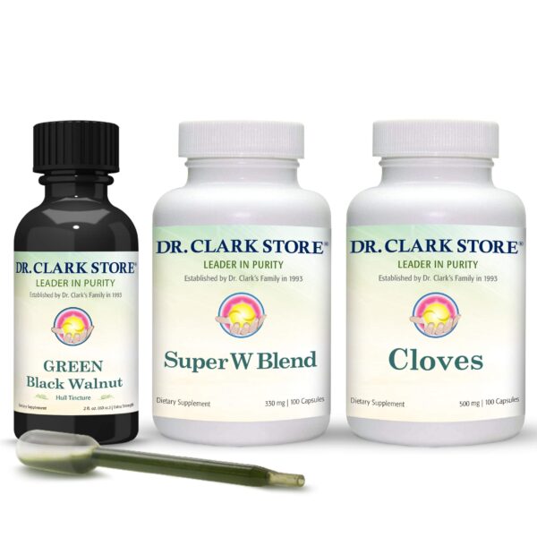 Kit Dr Clark Store soporte y limpieza intestinal con tintura verde