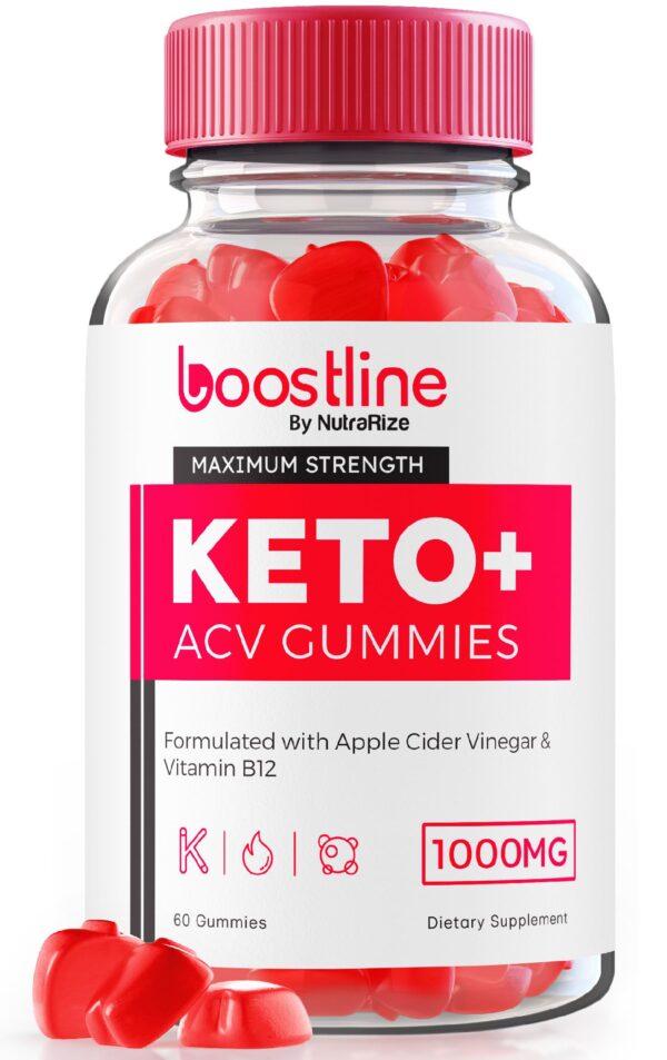 Gomas Boostline Keto ACV 1000mg apoyo keto y peso 60 unidades