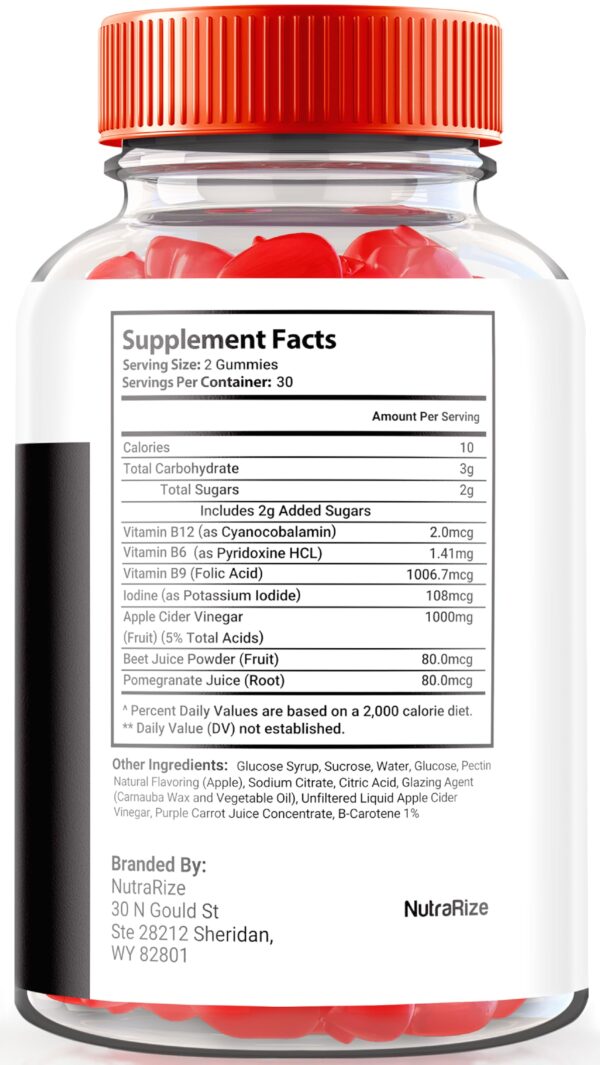 Gomitas SlimSwift Pro vinagre sidra manzana 1000mg fórmula keto