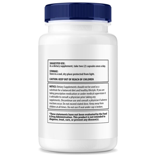 Etiqueta frontal de NervaEase cápsulas