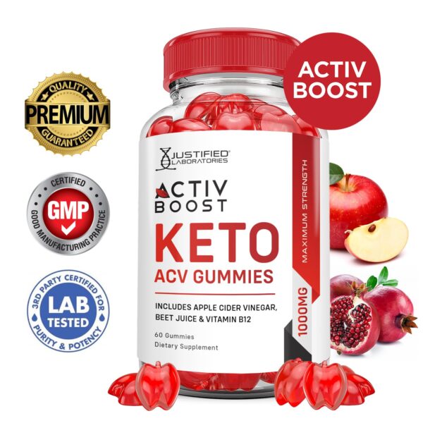 Detalle ingredientes Activboost gominolas keto ACV