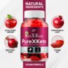 empaque frontal purexketo acv gomitas para dieta keto