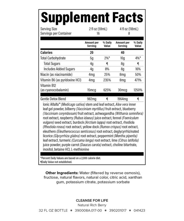 Isagenix bebida detox ingredientes naturales y vitaminas