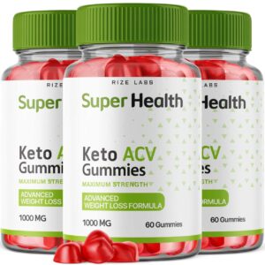Paquete gomitas rize labs Super Health Keto ACV 180 unidades