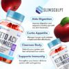 Gominolas Slimsculpt Keto ACV para apoyo de pérdida de peso