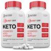 Blast Off Keto ACV pastillas soporte cetosis 1275mg paquete doble