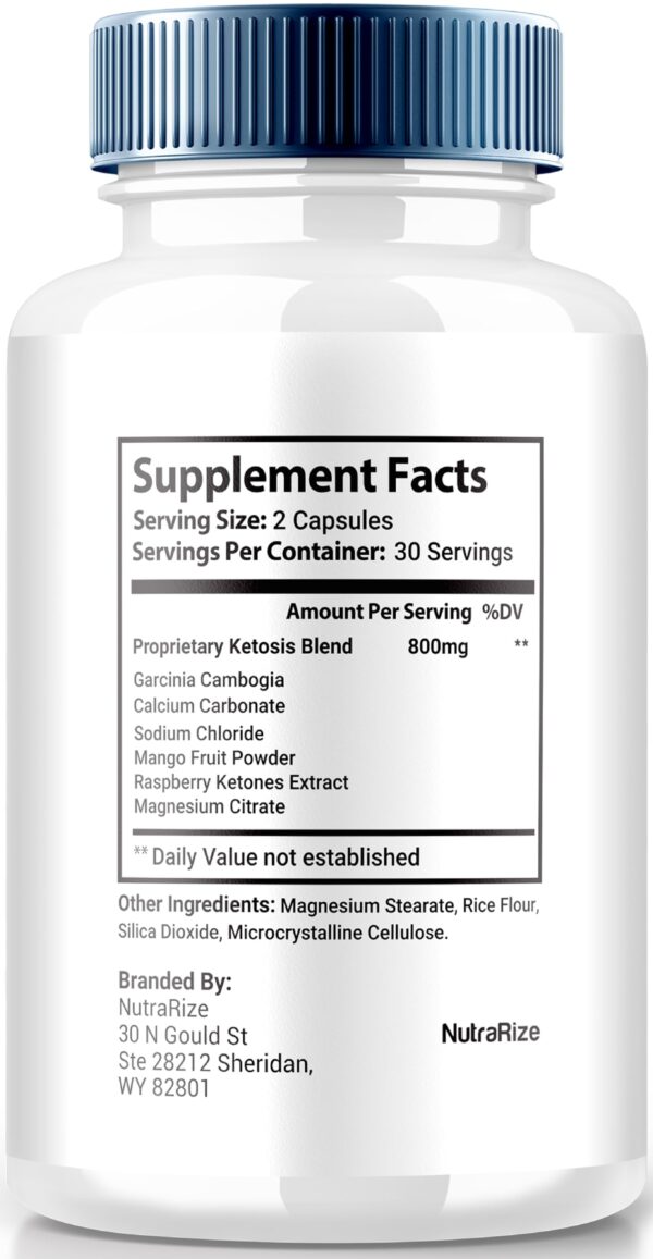 Keto Bliss cápsulas naturales para limpieza y detoxicación