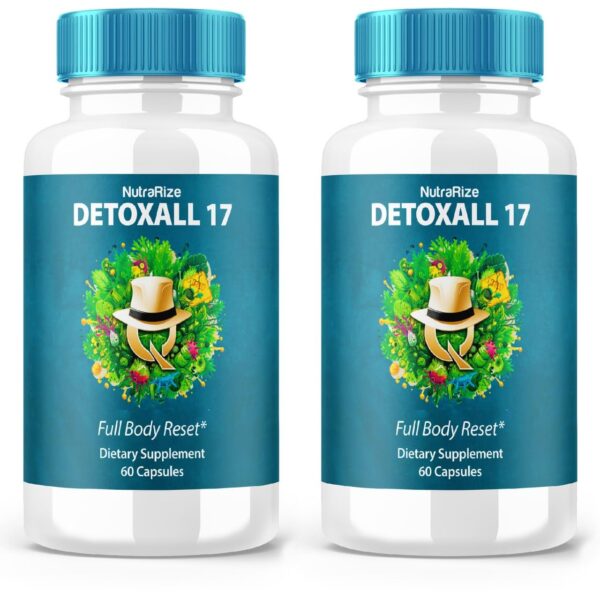 DetoxAll 17 suplemento detox 120 cápsulas paquete 2