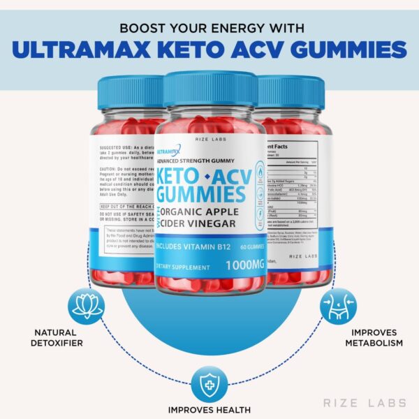 Gomitas Ultra Max Keto detalle