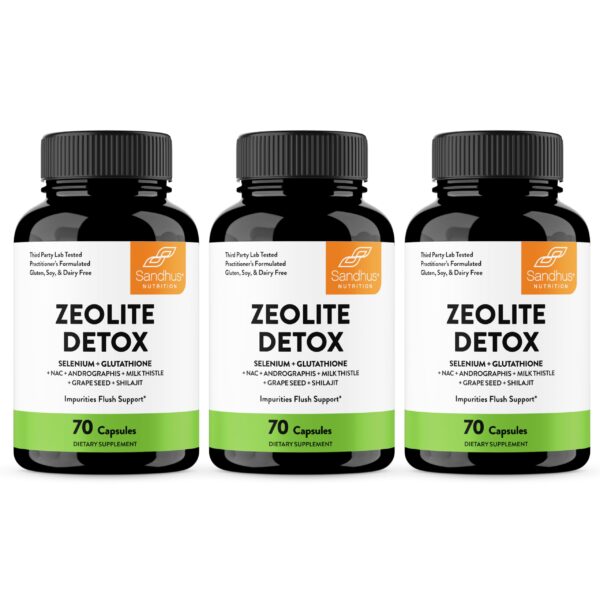 Frente del envase Zeolita Detox