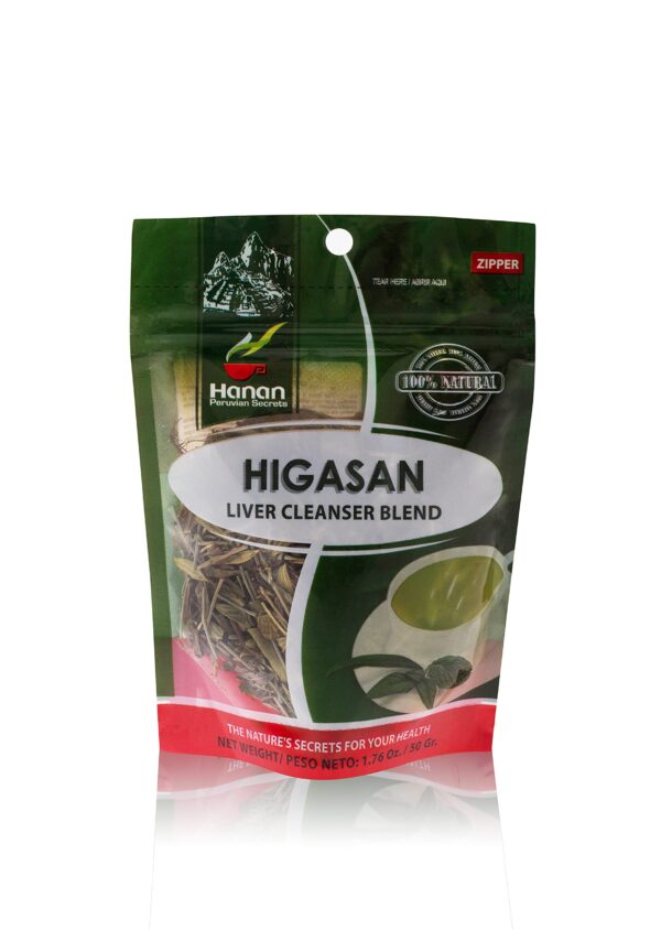 té herbal higasan paquete de 3 para limpieza de hígado natural