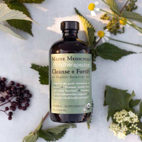 Etiqueta suplemento detox para hígado y riñones Maine Medicinals