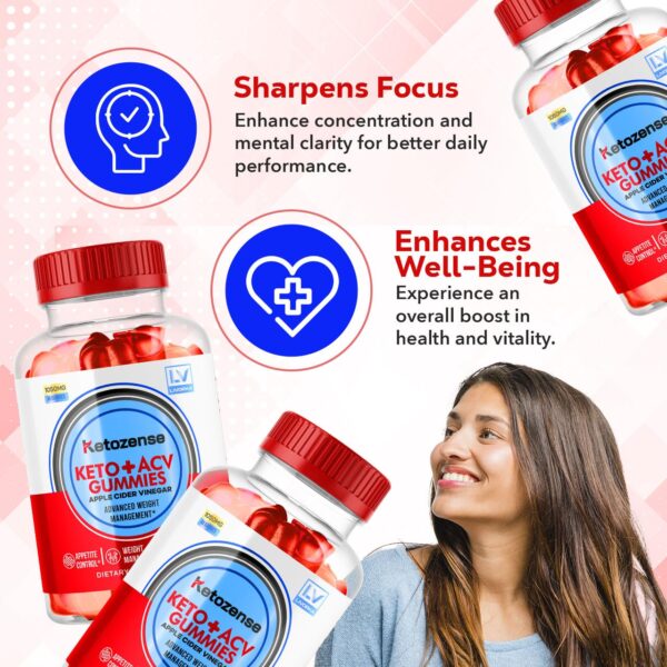 LIVORKA Ketozense ACV 180 gomitas paquete triple