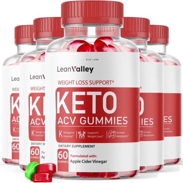 rize labs Lean Valley Keto ACV 300 gomitas paquete