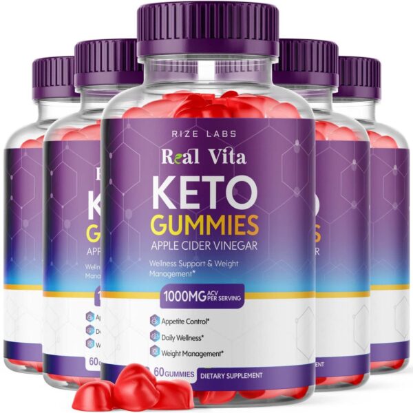 Gomitas Real Vita Keto ACV apoyo pérdida de peso saludable