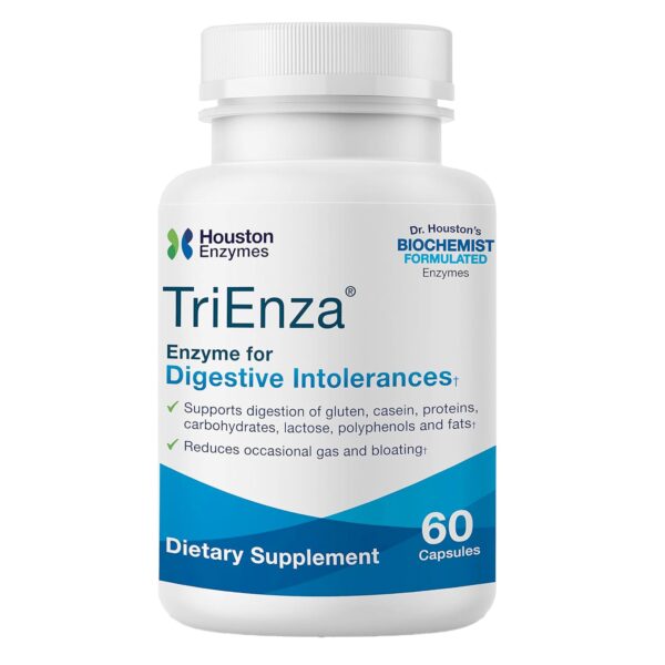 Frasco TriEnza 60 cápsulas – Houston Enzymes