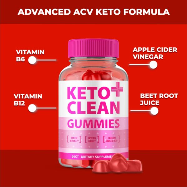 Keto Clean Plus gomitas con vitamina B12 y jugo de remolacha