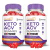 Turbo Ripped Keto ACV Gummies paquete de 2 frascos