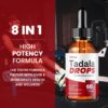 Detalle de botella Tadala Drops para salud masculina