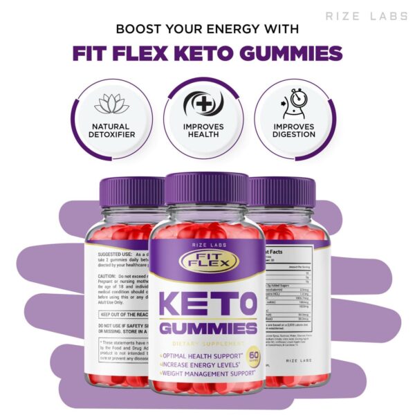 Gomitas Fit Flex Keto ACV para control de grasa abdominal