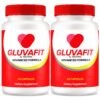 cápsulas gluvafit paquete de 2 suplemento salud circulación bienestar natural