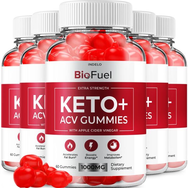Gomas Bio Fuel Keto ACV control peso y salud 300 unidades