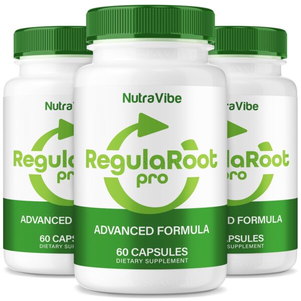 Empaque de 3 paquetes RegulaRoot Pro NutraVibe
